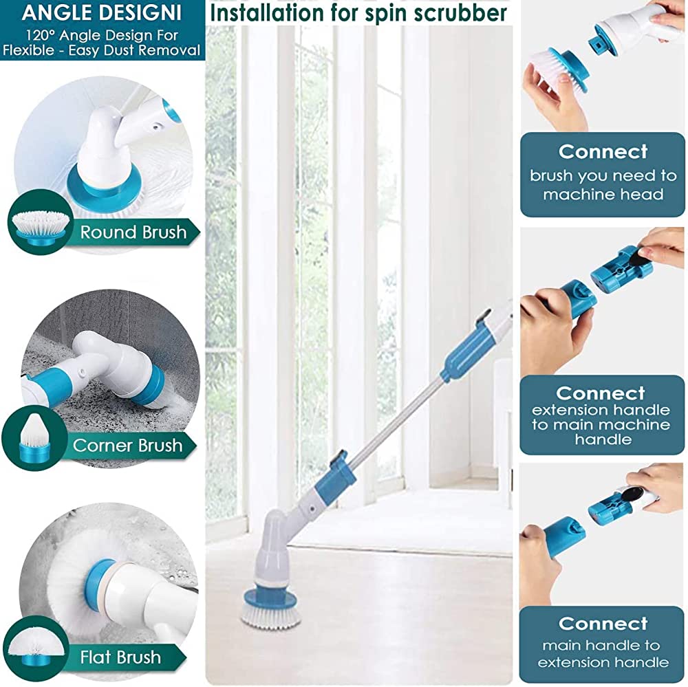 Rechargeable Spin Scrubber