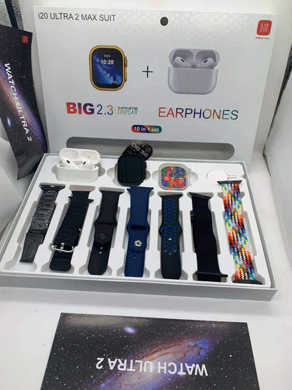 Original i20 Ultra Max Smart Watch +Airpods
