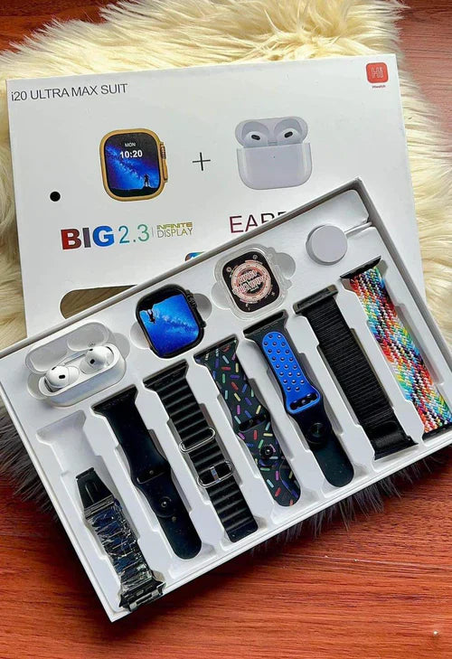 Original i20 Ultra Max Smart Watch +Airpods
