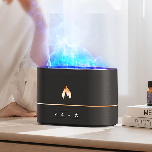 RGB Flame Humidifier and Aroma Diffuser