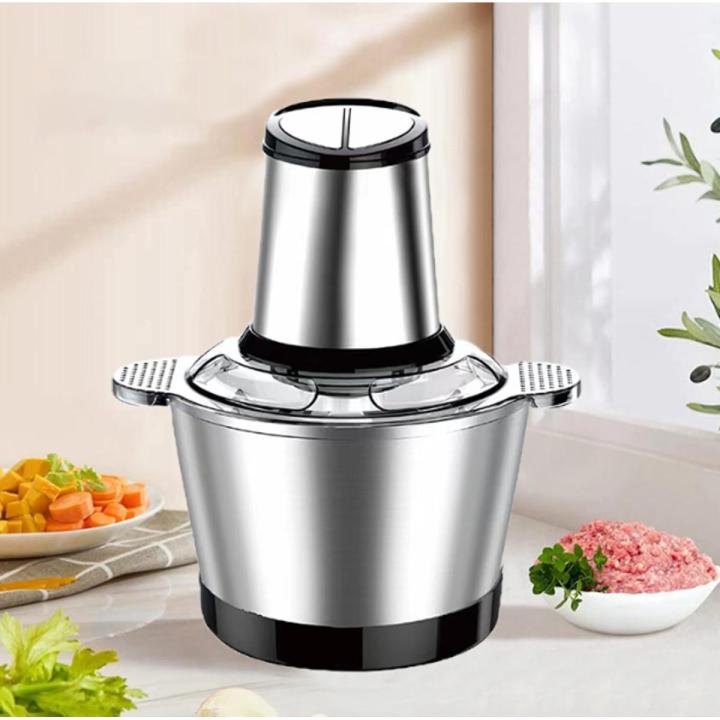 Silver Crust Electric Chopper & Meat Grinder