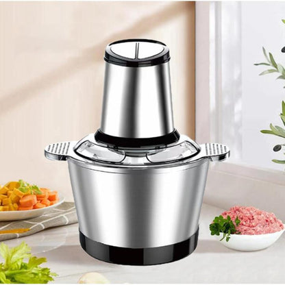 Silver Crust Electric Chopper & Meat Grinder