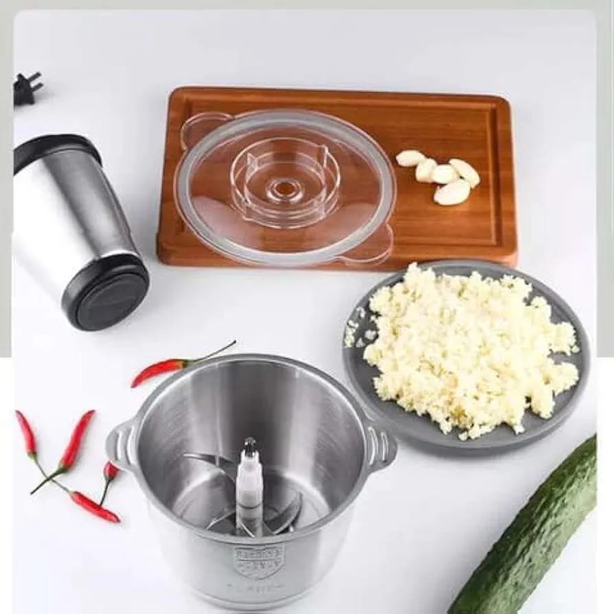 Silver Crust Electric Chopper & Meat Grinder