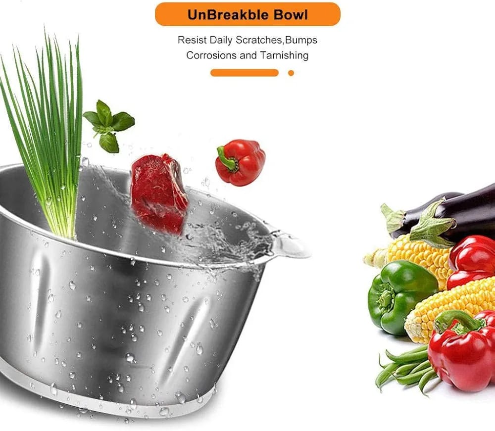Silver Crust Electric Chopper & Meat Grinder